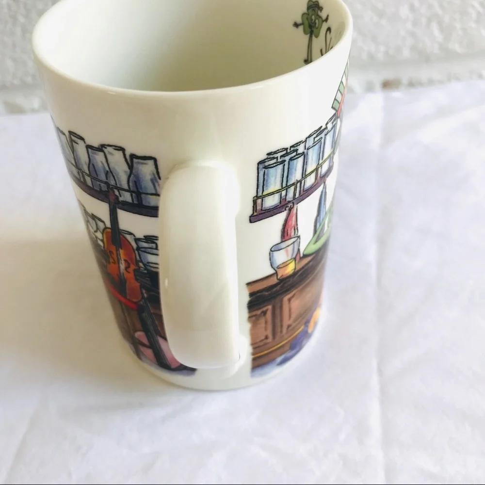 IRISH SHAMROCK TALES Mug Bone China Slainte! Coffee Tea Ireland